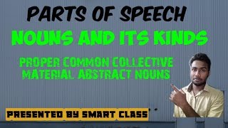 Parts of Speech and Noun || English Grammar || In English and Bengali(720p recommended)