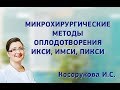 ИКСИ, ИМСИ, ПИКСИ. Микрохирургические методы оплодотворения.