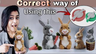 2 Easy Methods of making bunny crochet🐰Rabbit craft | Easter diy home decor craft ideas