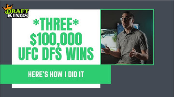 How I won $100K THREE TIMES in UFC DFS on DraftKings. Million Dollar Mission - April Lineup Analysis