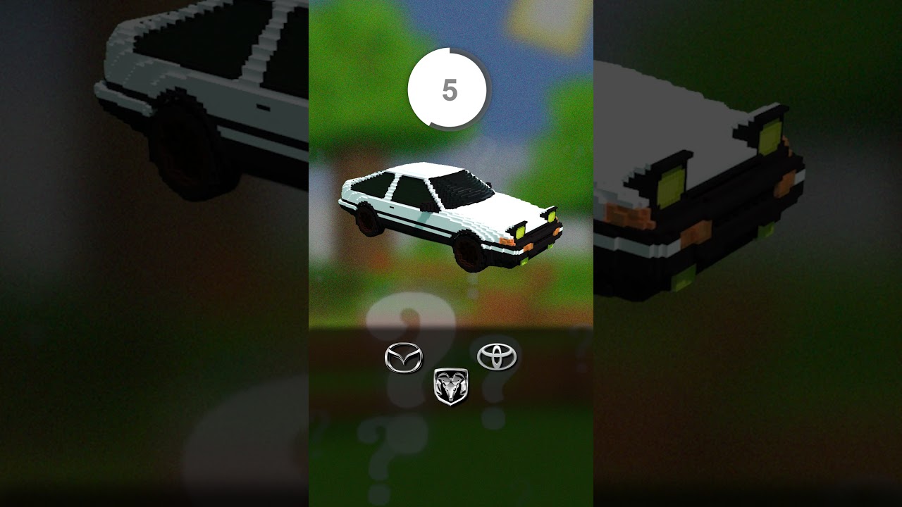 Can you guess the Minecraft Car?