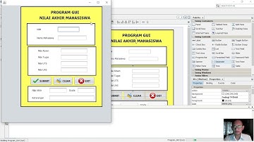 Program Menghitung Nilai Akhir Mahasiswa Dengan Java GUI (Tugas PBO 1) - NetBeans 8.0