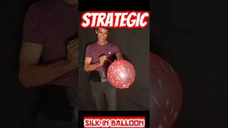 Silk in balloon #shorts #shortsfeed #magic