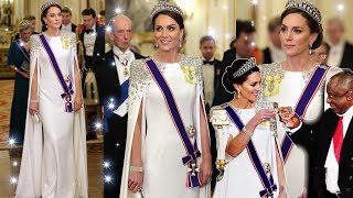 Download Lagu Princess Kate STUNS In Dazzling Jenny Packham Gown At State Banquet! FANS CRAZY!
