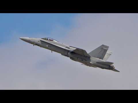 RIAT 2026 - Flying Act 1 - Finnish FA-18C Hornet - Royal International Air Tattoo