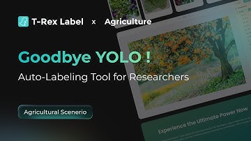 Goodbye YOLO! Intelligent assistant in agriculture - T-Rex label #yolo #zero-shot #ai