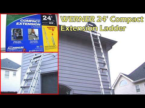 Vídeo: Quanto pesa uma escada extensível Werner?