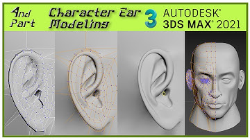 Character Ear Modeling in 3ds Max 2021[part 4] ||Learning Video||