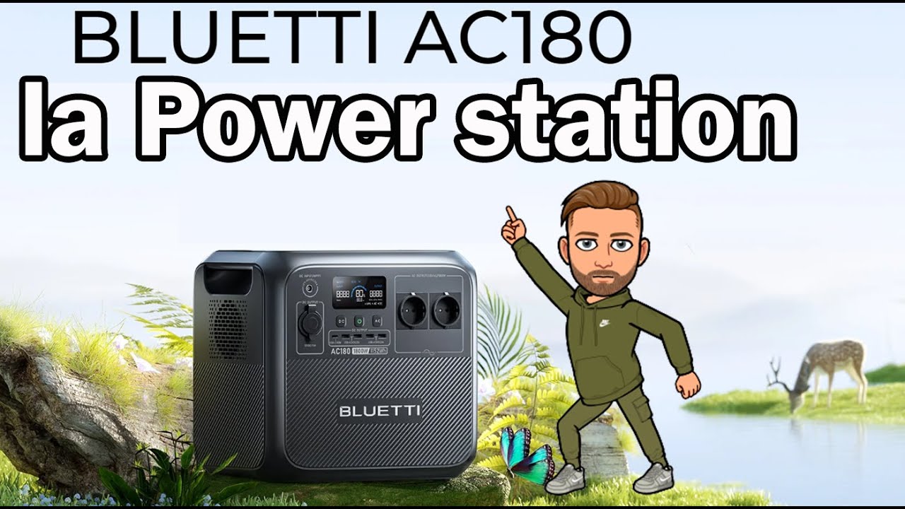 Test Bluetti AC180 : une station d'énergie portable pour ne jamais manquer  d'électricité