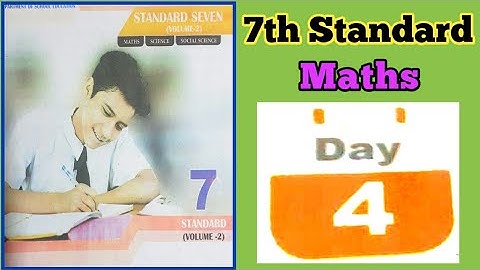 7th Standard Maths Day 4 worksheet answer bridge course module
