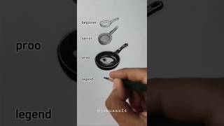 Menggambar Frying Pan 😳😱 #Josuaas24 #Art #Drawing #Shorts