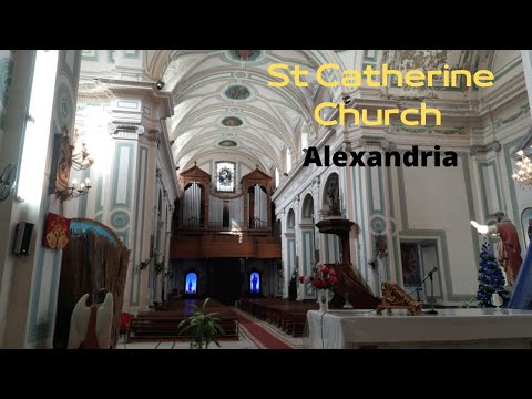      ماذا وجدت داخل كاتدرائية سانت كاترين بالاسكندرية