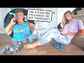 POLICE ARE FOLLOWING ME PRANK ON FIANCE! *She's Pregnant*