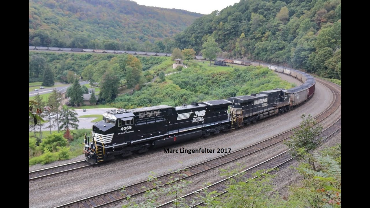 Major Railroading at Horseshoe Curve YouTube