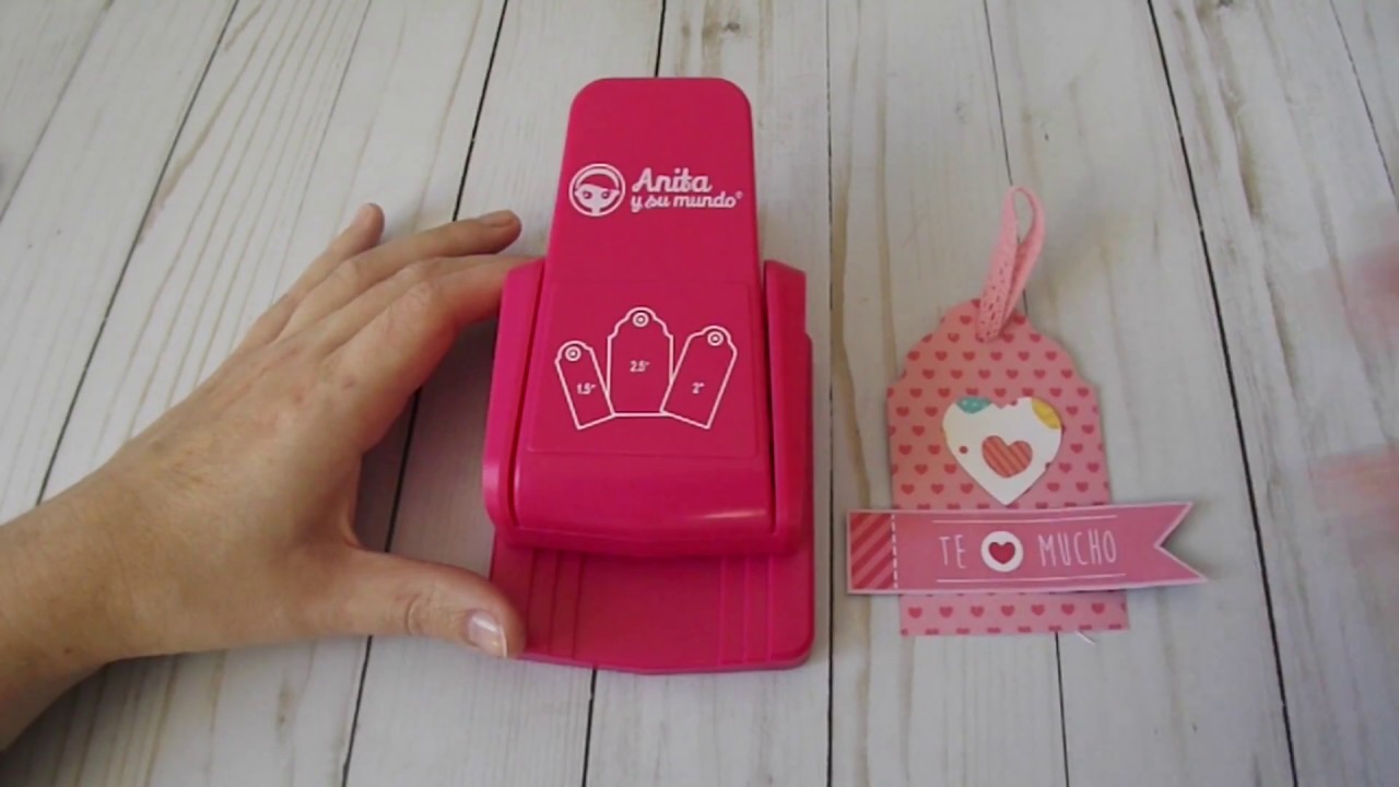 Tutorial para usar la troqueladora 3 etiquetas de Anita y su mundo