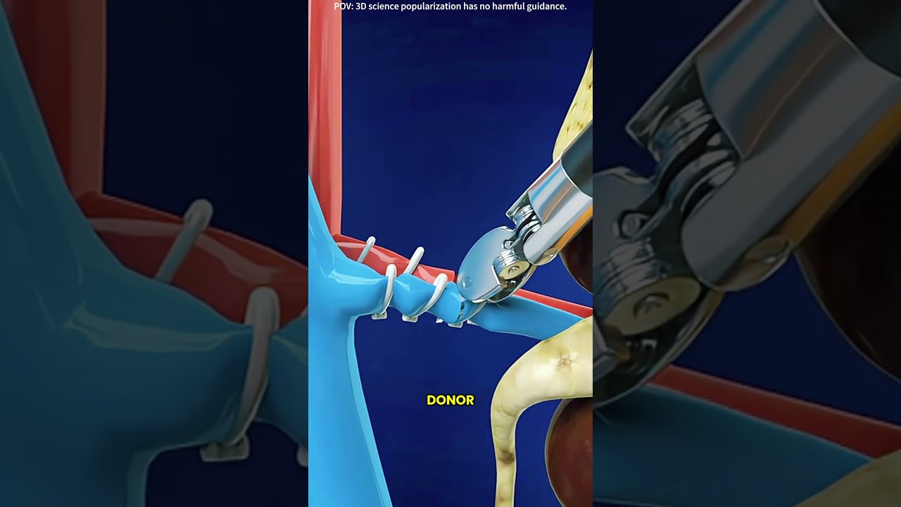 How kidney transplant surgery is performed?(3D animation) 