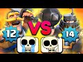 BEATING OVERLEVELED NOOBS ON MIDLADDER - Clash Royale