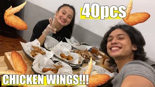 Pinaka maraming CHICKEN WINGS na nakaen ko! NALUGI na naman ang Wings Restaurant samen ni love!!!