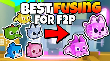*BEST FUSING METHOD* New Pixel Pets Fusing Ideas for F2P in Pet Simulator X 8Bit Update