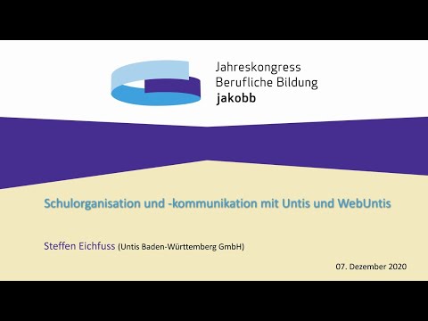 Schulorganisation und -kommunikation mit Untis und WebUntis | Steffen Eichfuss