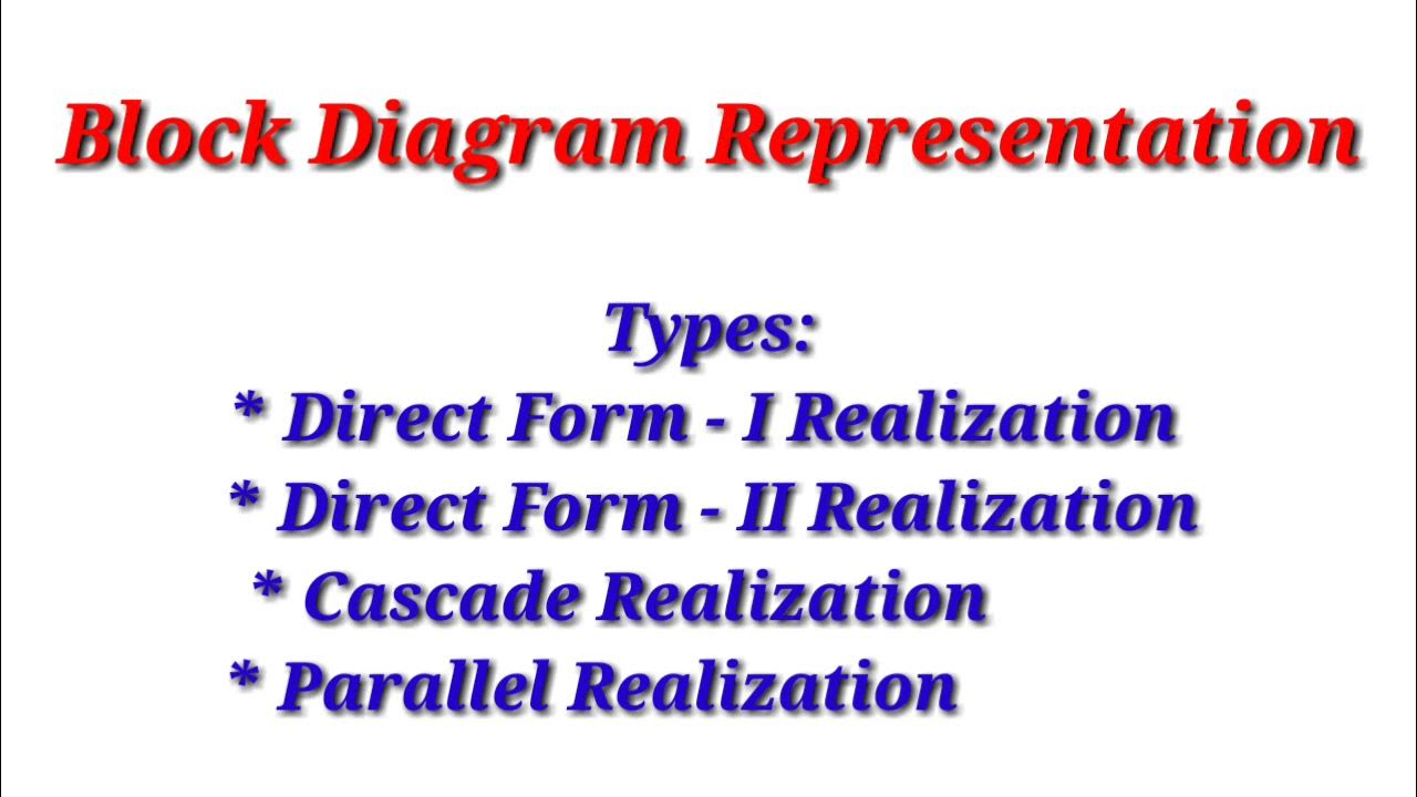 Block Diagram Representation - LTI CT System - Introduction - YouTube