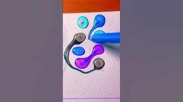 Vibrant colors and clear drop aesthetics☔️🫟🎨🔴🟢🔵🟣 #colormixing #art #colonelkkjϟ #painting#