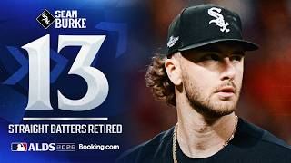 13 STRAIGHT BATTERS RETIRED by White Sox pitcher Sean Burke in 2026 ALDS Game 2 | MLB Highlights