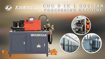 Shandong Lijian CNC 3 in 1 busbar processing machine