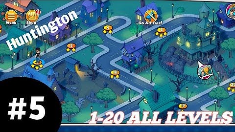 Robbery Bob 2 : Double Trouble walkthrough || Hountington with Paradiso|| ASActionMode.....