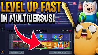 How To Level Up FAST In Multiversus! (Gain XP Quick + Level Up Characters EASY!)