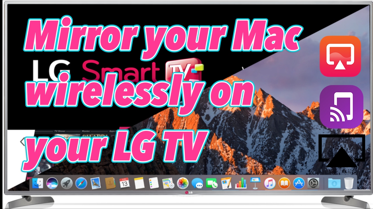 how to screen mirroring mac to tv and disable