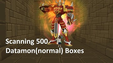 Opening 500 Datamon(normal) Boxes