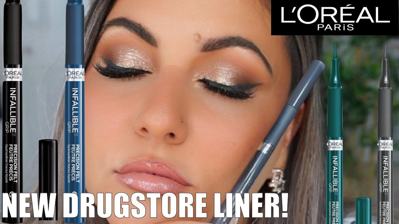 *NEW* Loreal Infallible Grip Precision Felt Liquid Eyeliner REVIEW