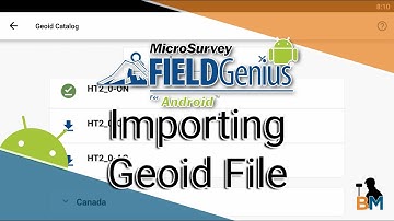 FieldGenius for Android: Importing a Geoid File | Bench Mark