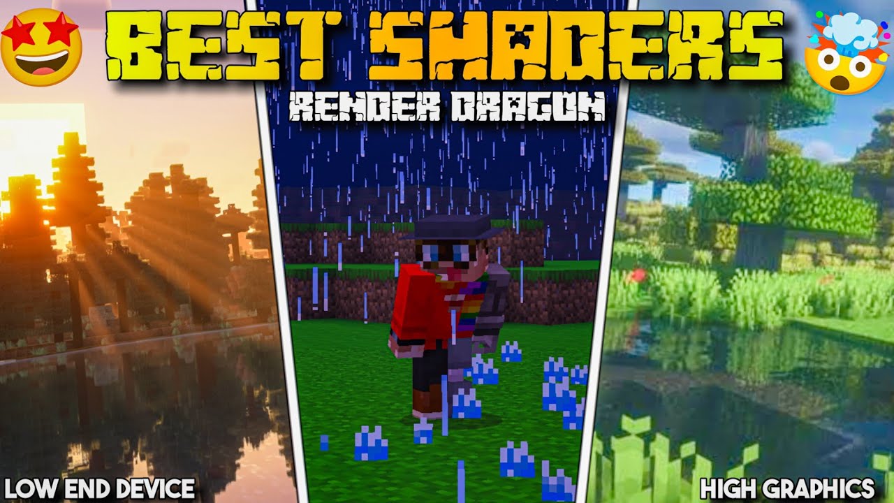 BEST SHADERS FOR MINECRAFT POCKET EDITION 1.20 || MISHRA GAMING - YouTube