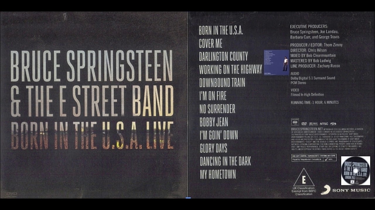 BRUCE SPRINGSTEEN Darlington County & Working On The Highway