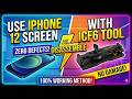 How to Disassemble iPhone 12  Original screen  by using ICF 6 tool without any Defect