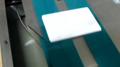 How to label Credit Cards with the JMV LAB500 Labelling Machine