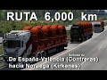🚚TruckersMP🚚 6,000 km en 15 minutos de ESPAÑA hacia NORUEGA 🔵@Zepeliann🔵 (Twitch 31/06/25)