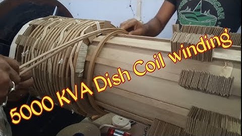 5 MVA Dish coil winding