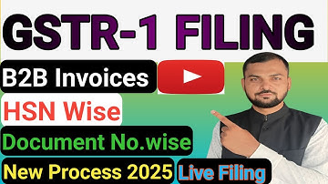 GSTR 1 Return Filing | How to File GSTR 1 | GST R1 Filing | GSTR1 Kaise Fill Kare | GST r1 Filling