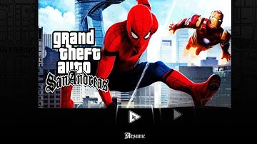 SPIDER MAN LOADSCREEN  IN GTA SA ANDROID | GTA SA DEFINITIVE EDITION