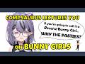 Compsaurus Lectures You on Bunny Girls 【Compsaurus | Uniraid! ENG SUB】