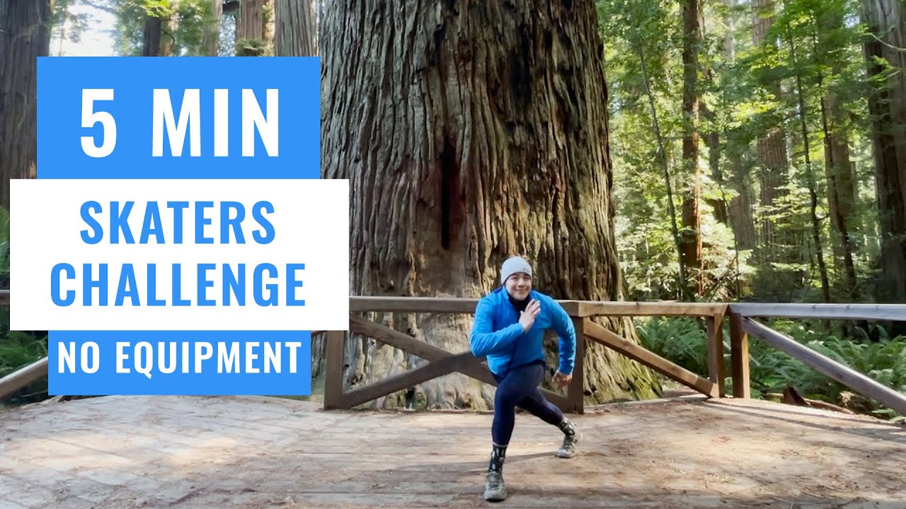 5 MINUTE SKATERS WORKOUT CHALLENGE FOR BEGINNERS / K12 CARDIO PHYSICAL