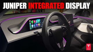 New Tesla Model Y Juniper Fully Integrated Display with Ambient Light / Apple CarPlay! #tesla Content