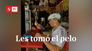 "Chimba que yo fuera": Rigo Urán le toma el pelo a dueños de tienda en Antioquia | Videos Semana