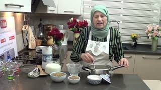 Bouza au sorgo et sésame recette facile بوزة درع وجلجلان وصفة لذيذة وسهلة التحضير