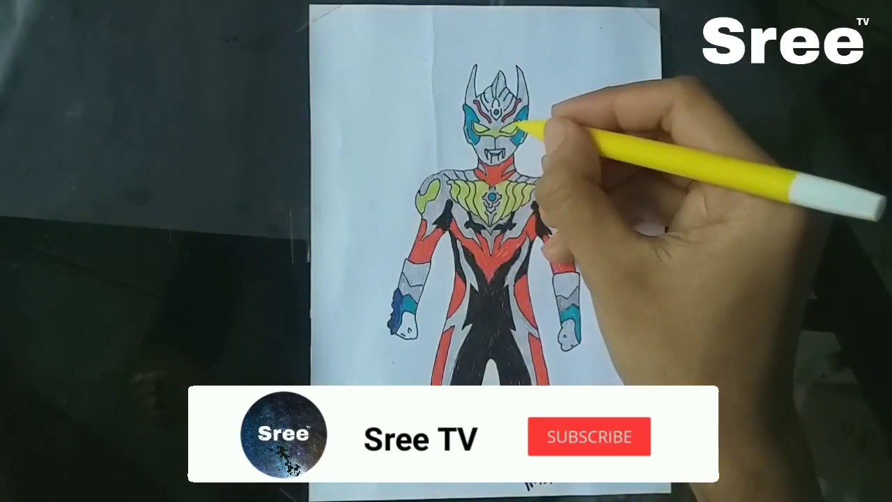Menggambar Ultraman Reiga Drawing Ultaman Reiga Youtube