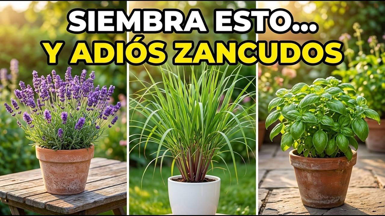 Video: 11 plantas que alejan los mosquitos de tu casa de forma natural