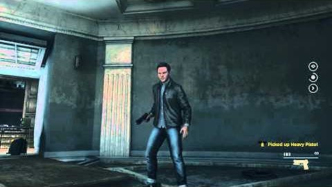 Quantum Break - Library Chase: Monarch Battle Time Stop (Bullet Stack) Dodge Action, Will Cutscene